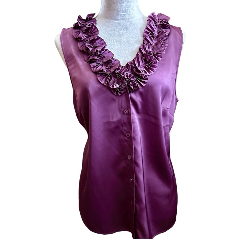 Ann Taylor LOFT Mauve / Purple Sleeveless Top, EUC, L
